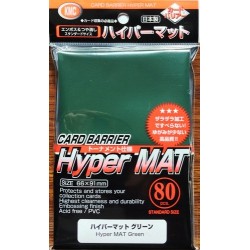Protèges cartes KMC Hyper Mat - Green