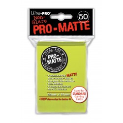 Protèges cartes Pro-Matte Ultra Pro - Bright Yellow
