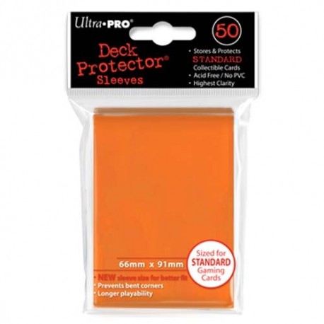 Protèges cartes Standard Ultra Pro - Orange