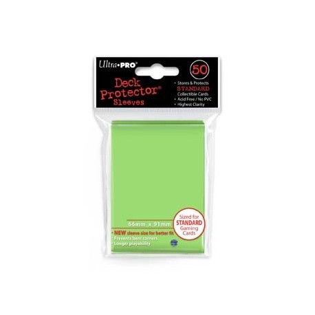 Protèges cartes Standard Ultra Pro - Lime Green