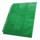 10 Pages de classeur colorées Ultimate Guard Side Load Vert 