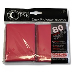 80 Protèges Cartes Matte Eclipse Pink Standard Deck - Ultra Pro