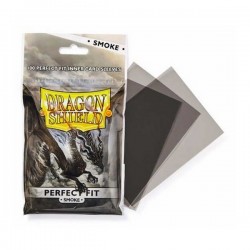 100 Protèges Cartes Perfect Fit (Slim) Smoke "sous sleeves dos opaque"