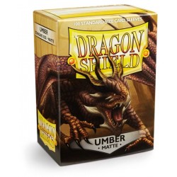 Protèges cartes Dragon Shield - MATTE Umber