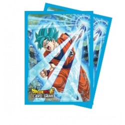 65 Protèges Cartes Dragon Ball Super -Super Saiyan Blue Son Goku- Ultra Pro
