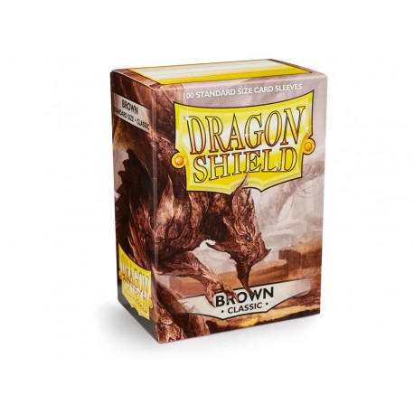 Protèges cartes Dragon Shield - Brown