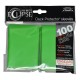80 Protèges Cartes Matte Eclipse Lime Green Standard Deck - Ultra Pro