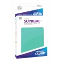 80 Protèges Cartes Supreme UX Sleeves taille standard Turquoise Mat - Ultimate Guard