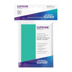 50 Protèges Cartes Supreme UX Sleeves Turquoise