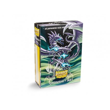 60 Petites Protèges Cartes Illustrées Taille Jap - Dragon Shield - Qyonshi