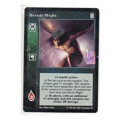 Heroic Might - Cartes Vampire The Eternal Struggle