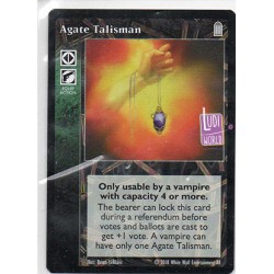 VO Agate Talisman Carte Vampire The Eternal Struggle