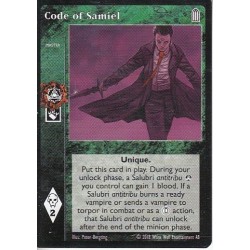 Code of Samiel - Heirs to The Blood - Vampire The Eternal Struggle - VTES