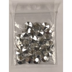 Sachet de 25 Ambres "Diamants" SILVER