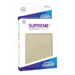 80 Protèges Cartes Supreme UX Sleeves taille standard Sable- Ultimate Guard