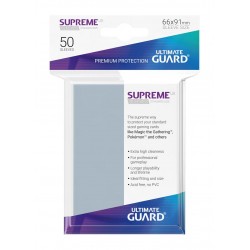50 Protèges Cartes Supreme UX Sleeves Transparent