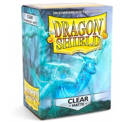 Protèges cartes Dragon Shield - Matte Clear