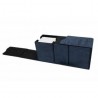 UP - Suede Collection Alcove Vault Deck Box - Sapphire