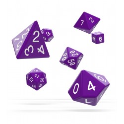 Oakie Doakie Dice dés RPG-Set Speckled - Solid - Violet