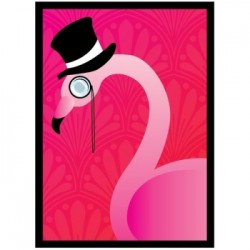Lot de 12 Protèges Cartes Legion - Standard Sleeves - Flamingo