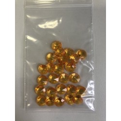 Sachet de 25 Ambres "Diamants" Orange