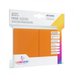 Sachet de 100 protèges cartes 66 x 91 mm - Orange Prime - Gamegenic