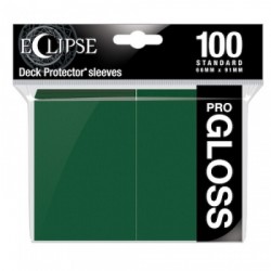100 Protèges Cartes Gloss Eclipse Vert Forêt Standard Deck - Ultra Pro