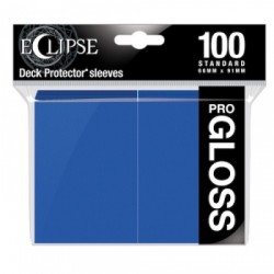 100 Protèges Cartes Gloss Eclipse Bleu Pacifique Standard Deck - Ultra Pro