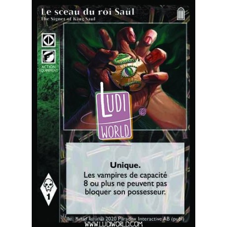 VF - Le Sceau du Roi Saül / The Signet of the King Saul - VTES - V25