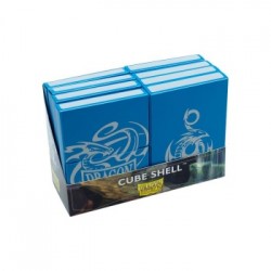 Mini deck box 20 cartes Cube Shell - Dragon Shield - Bleu