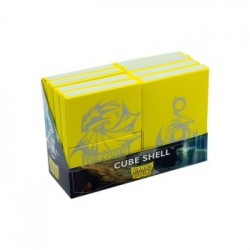Mini deck box 20 cartes Cube Shell - Dragon Shield - Jaune