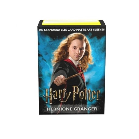 100 Protèges cartes WizardingWorld - Hermione Granger - Matte Art Sleeves Dragon Shield