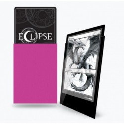 100 Protèges Cartes Gloss Eclipse Rose Vif Standard Deck - Ultra Pro