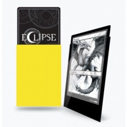 100 Protèges Cartes Gloss Eclipse Jaune Citron Standard Deck - Ultra Pro