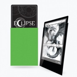 100 Protèges Cartes Gloss Eclipse Vert Citron Standard Deck - Ultra Pro
