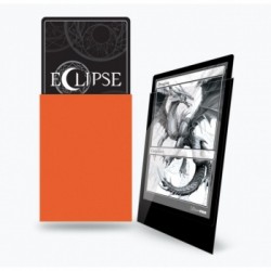 100 Protèges Cartes Gloss Eclipse Orange Citrouille Standard Deck - Ultra Pro