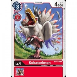 BT1-014 Kokatorimon Digimon Card Game