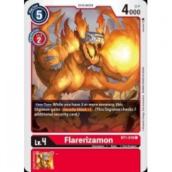 BT1-018 Flarerizamon Digimon Card Game