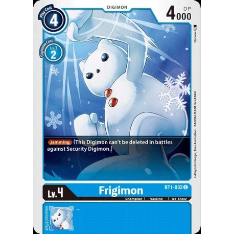 BT1-032 Frigimon Digimon Card Game