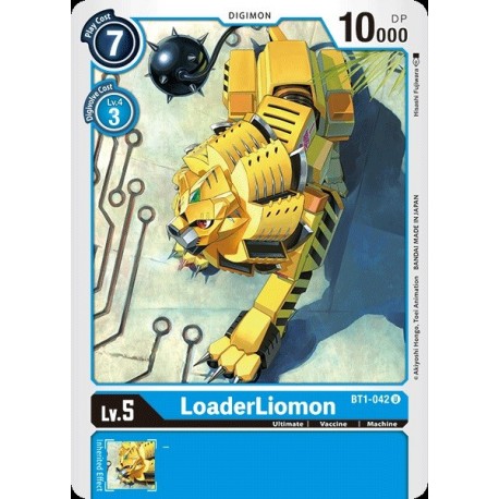 BT1-042 LoaderLiomon Digimon Card Game