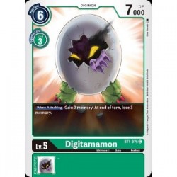 BT1-075 Digitamamon Digimon Card Game