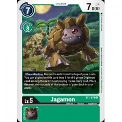 BT1-078 Jagamon Digimon Card Game