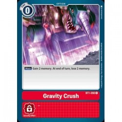 BT1-090 Gravity Crush Digimon Card Game