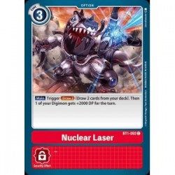 BT1-092 Nuclear Laser Digimon Card Game