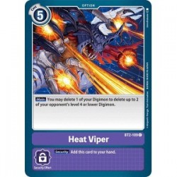 BT2-109 Heat Viper Digimon Card Game
