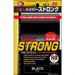 Protèges cartes KMC Hyper STRONG - Noir