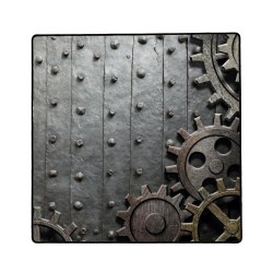 Tapis de jeu Rusty Gear (76X76 cm)