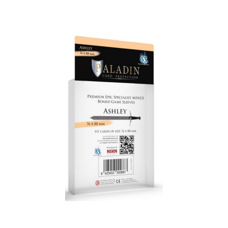Sachet de 55 protèges cartes Premium Paladin - Ashley - Epic Specialist Minus 76x88mm