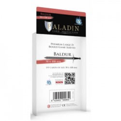 Sachet de 55 protèges cartes Premium Paladin - Baldur - Large D 58x108mm