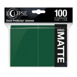 100 Protèges Cartes Pro Matte Eclipse Vert Forêt Standard Deck - Ultra Pro